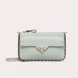 NWT Valentino Garavani rockstud mint crossbody bag
